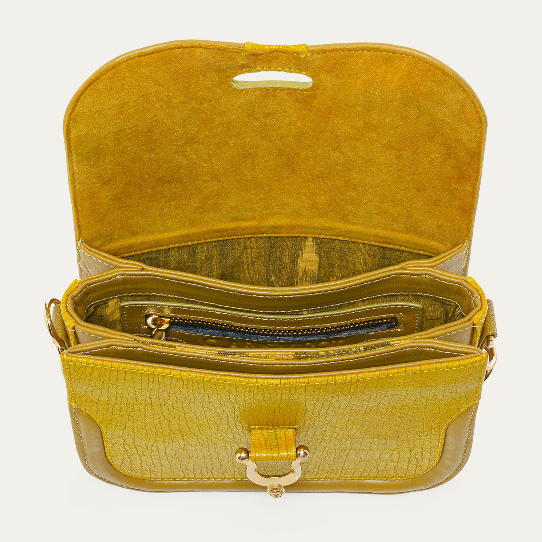 Mini Manon Sulfur Leather Bag