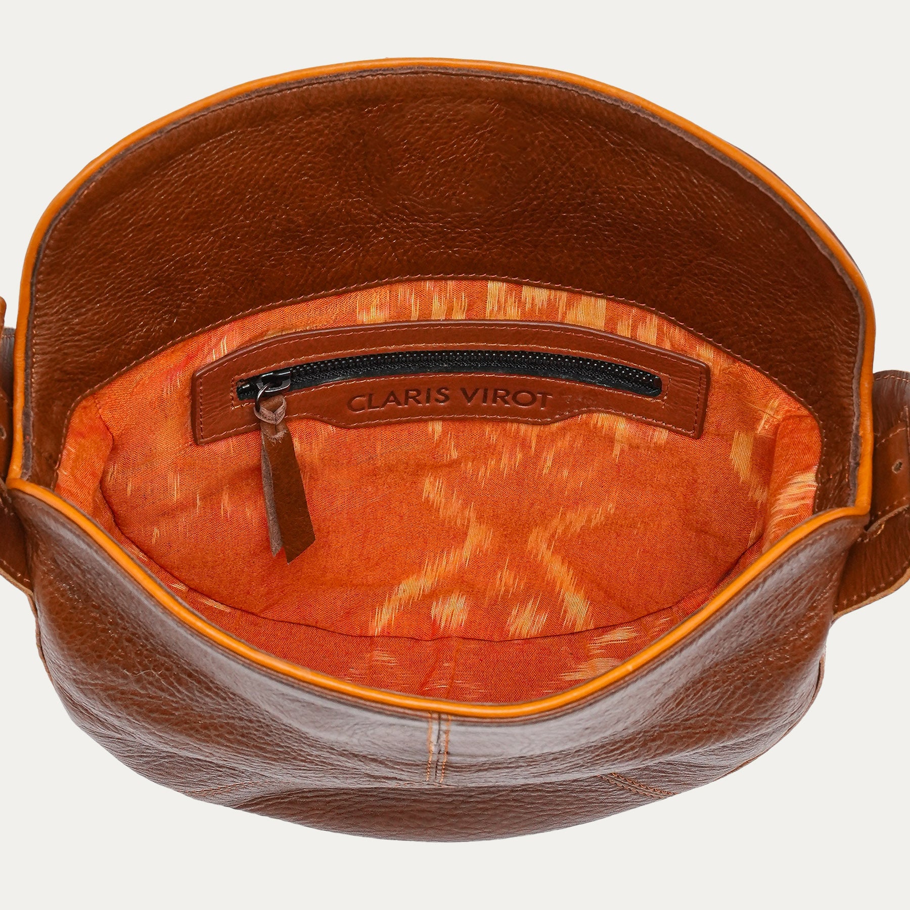 Estelle Leather and Cobra Tobacco Honey Bag