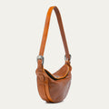 Estelle Leather and Cobra Tobacco Honey Bag