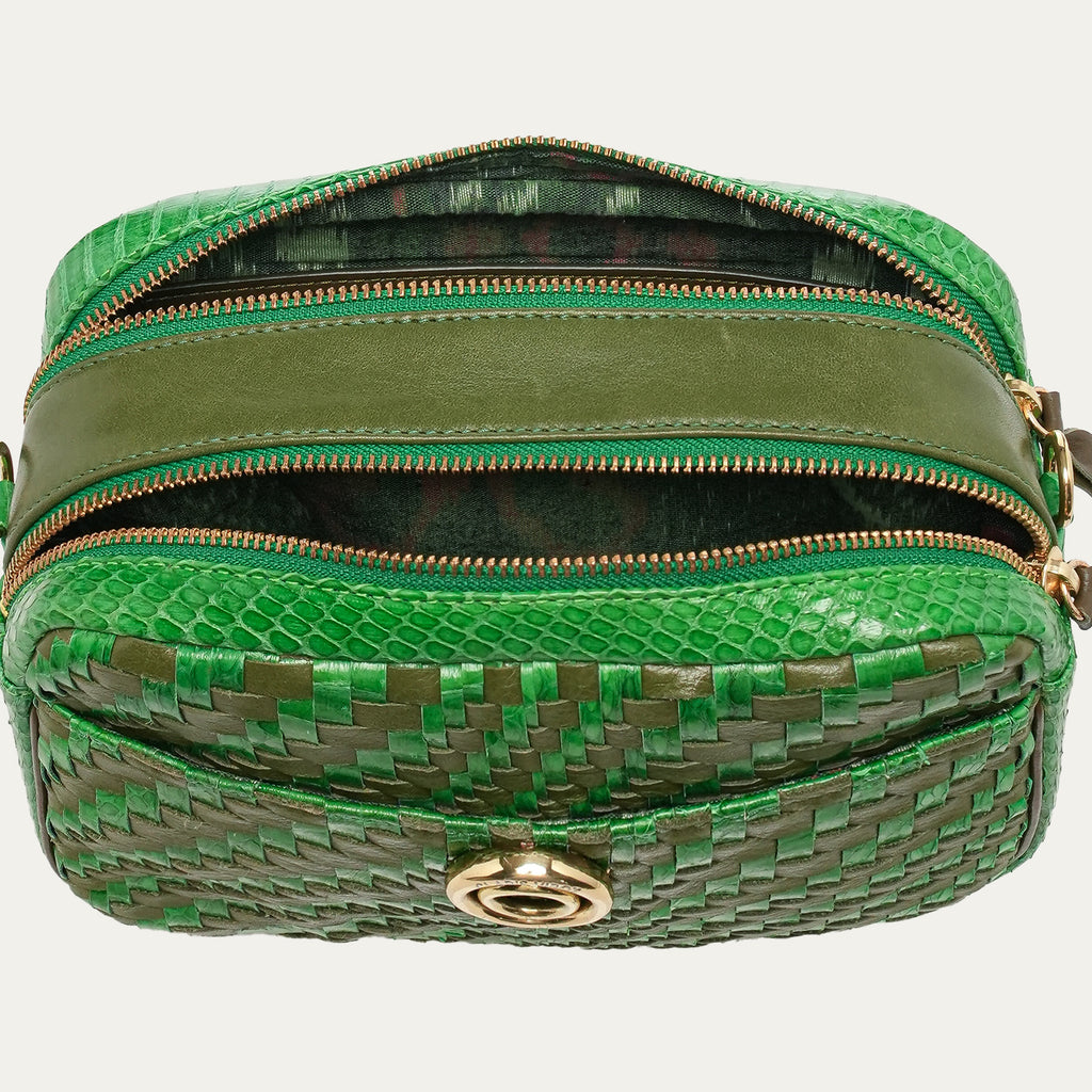 Rosemary Braided Leather Lily Bag