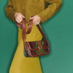 Manon Baguette Python Oasis Bag