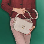 Bolso Manon Piel Napa Yeso