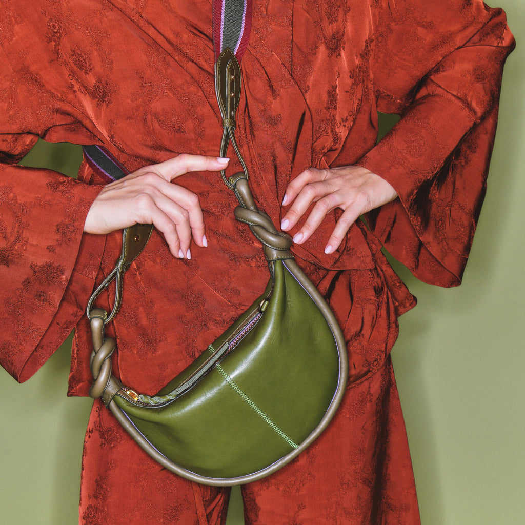 Sac Mini Chris Cuir Nappa Romarin