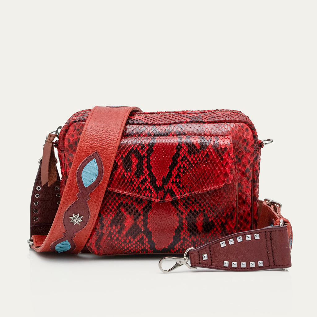 Big Charly Ruby Python Bag