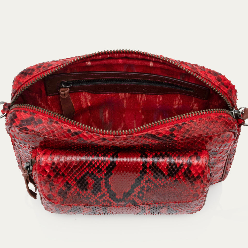 Big Charly Ruby Python Bag