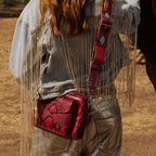 Big Charly Ruby Python Bag