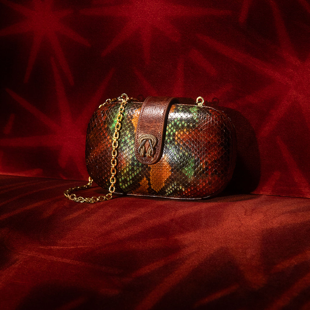 Bolso Chiara Oasis De Pitón