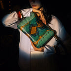 Sac Python Gaia Lotus Bleu