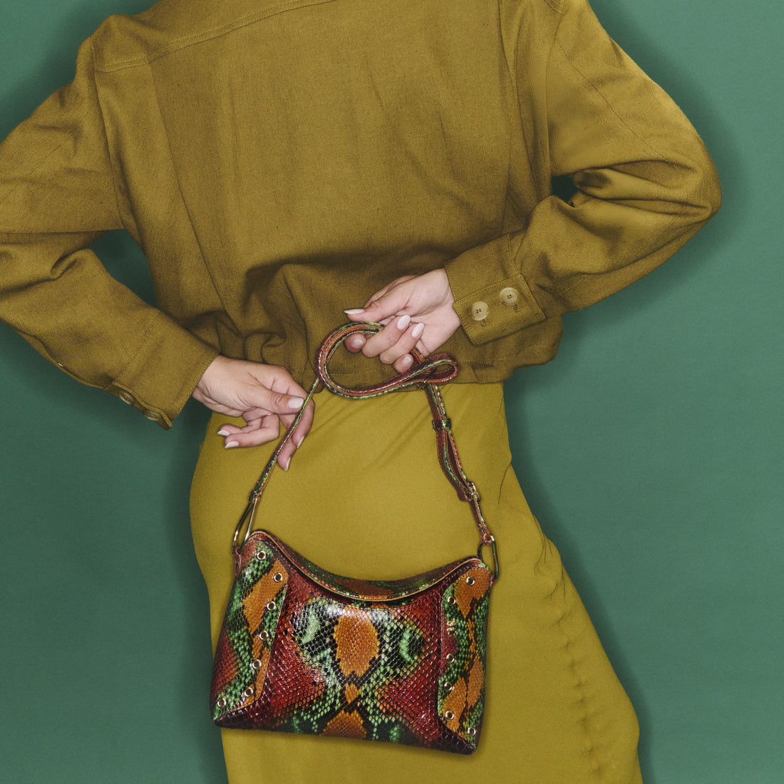 Gaia Oasis Python Bag