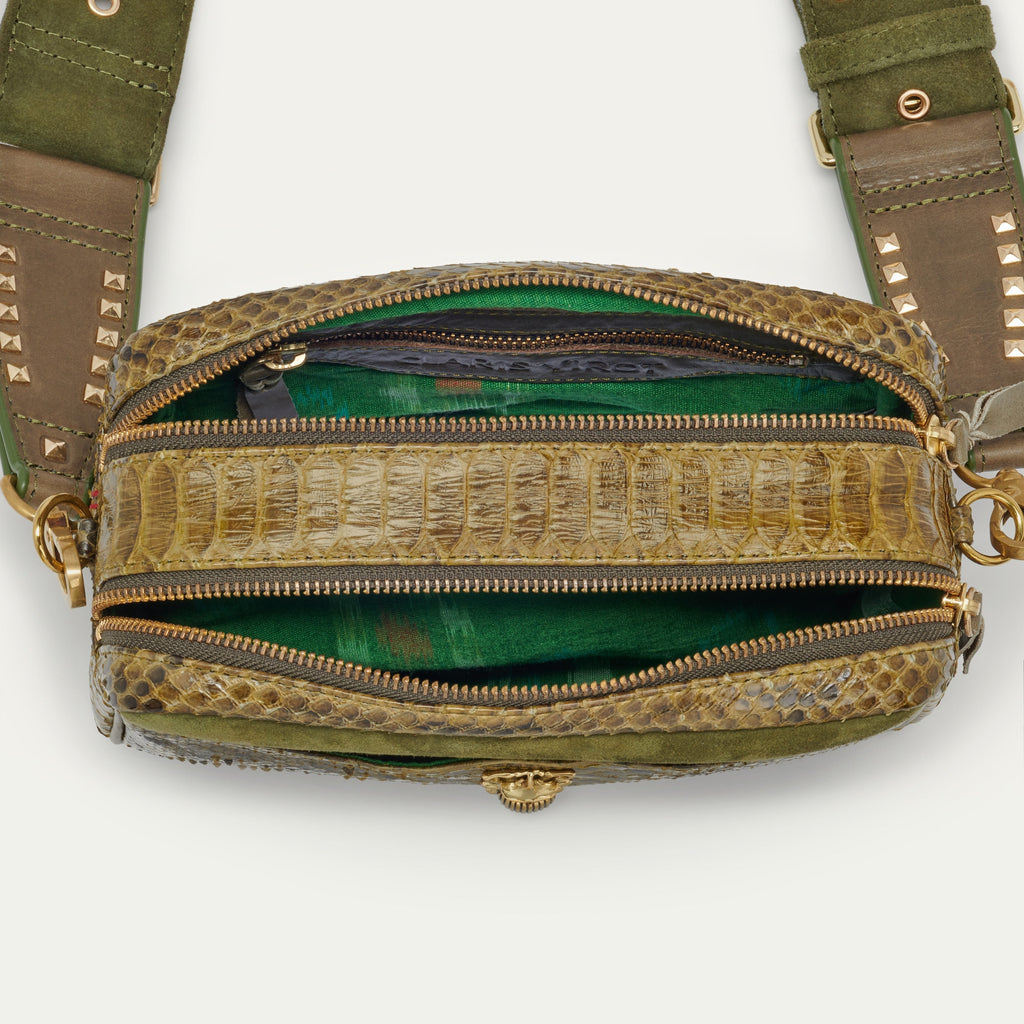 Sac Python Lily Kaki