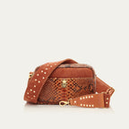 Lily Mocha Python Bag