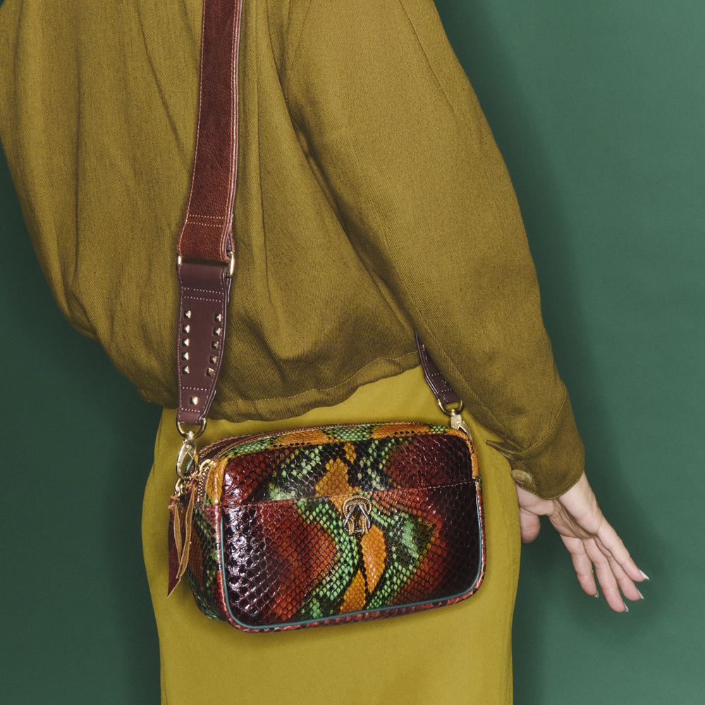 Bolso Lily Oasis De Pitón