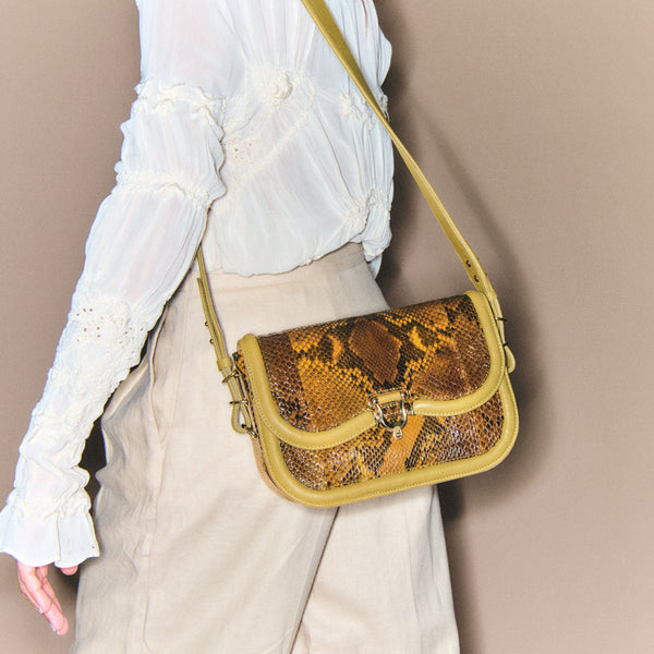Manon Ranch Python Bag