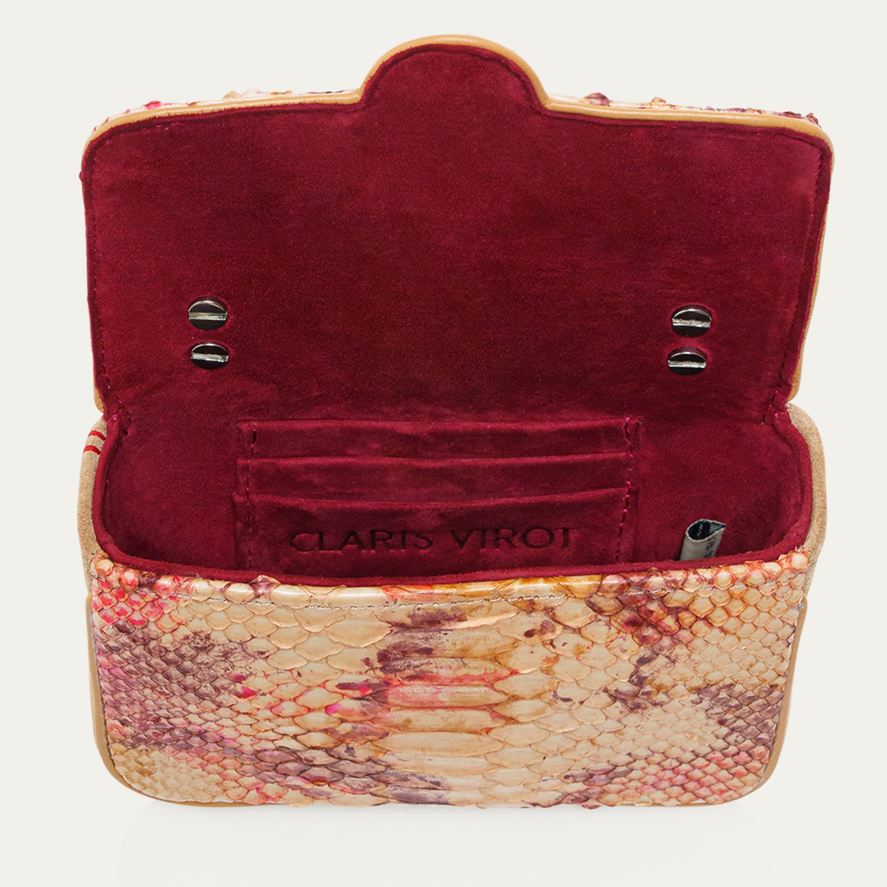 Bolso Mini Ava Amphore De Pitón