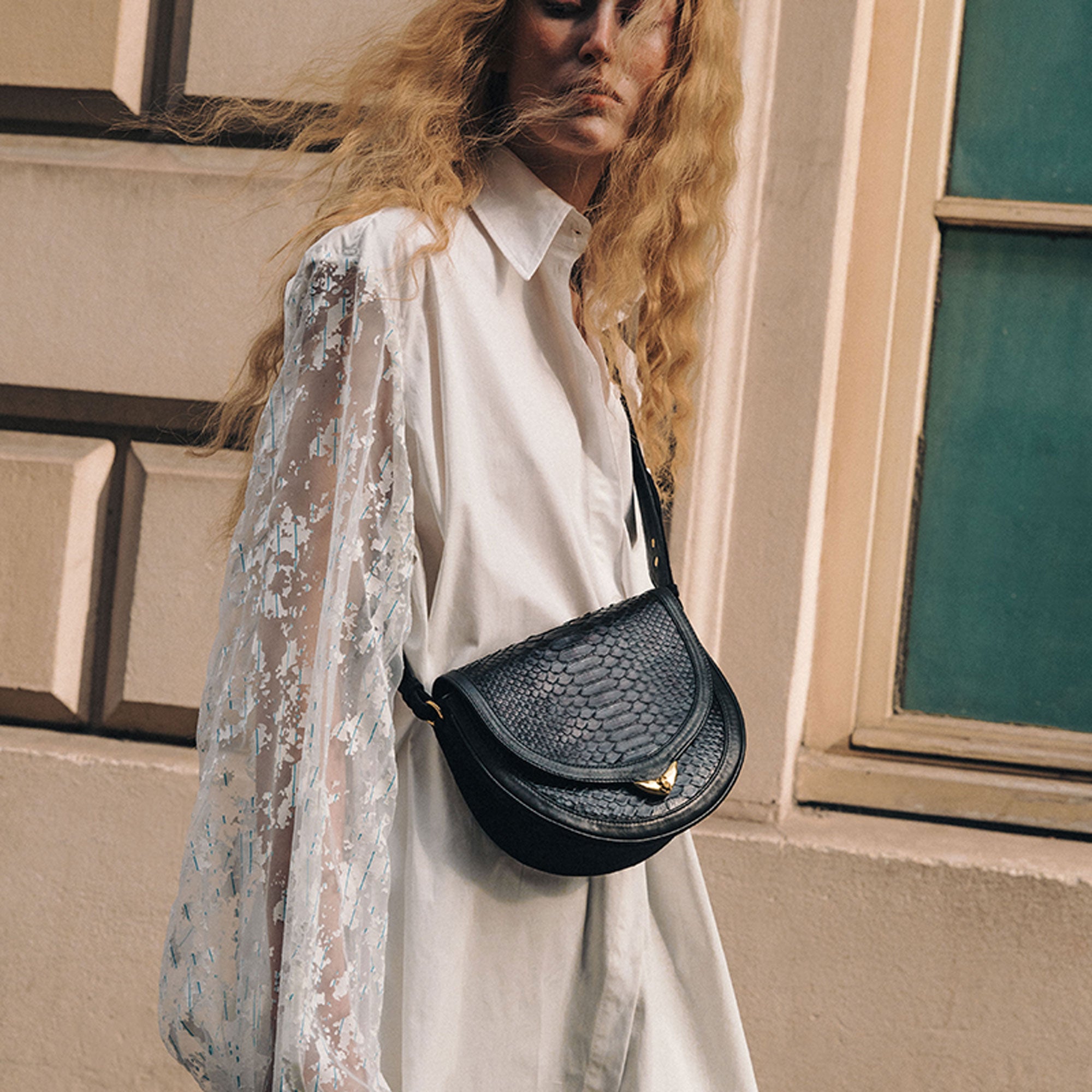 Sac Python Victoria Noir