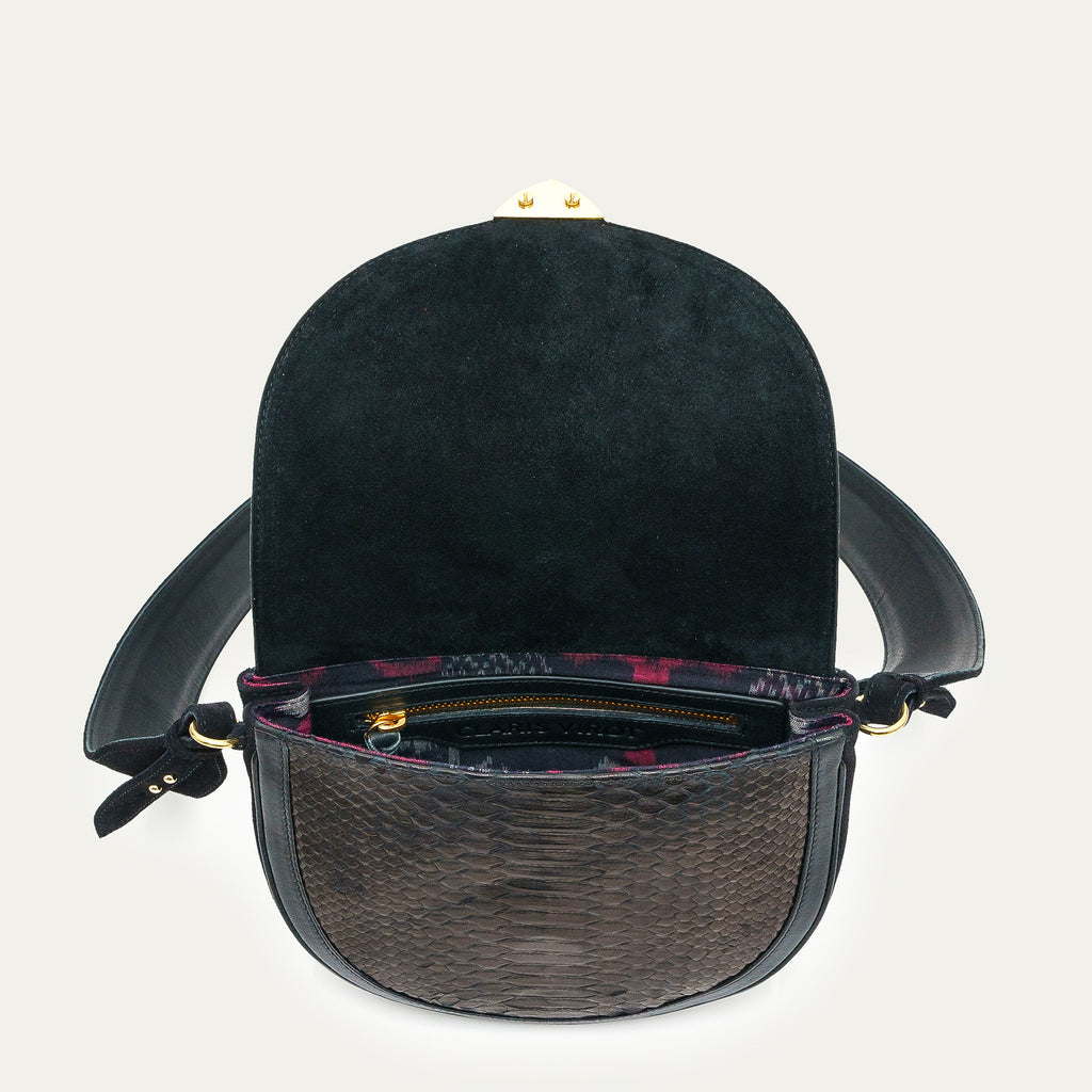 Sac Python Victoria Noir