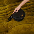 Sac Python Victoria Noir Anse Et Bandouliere