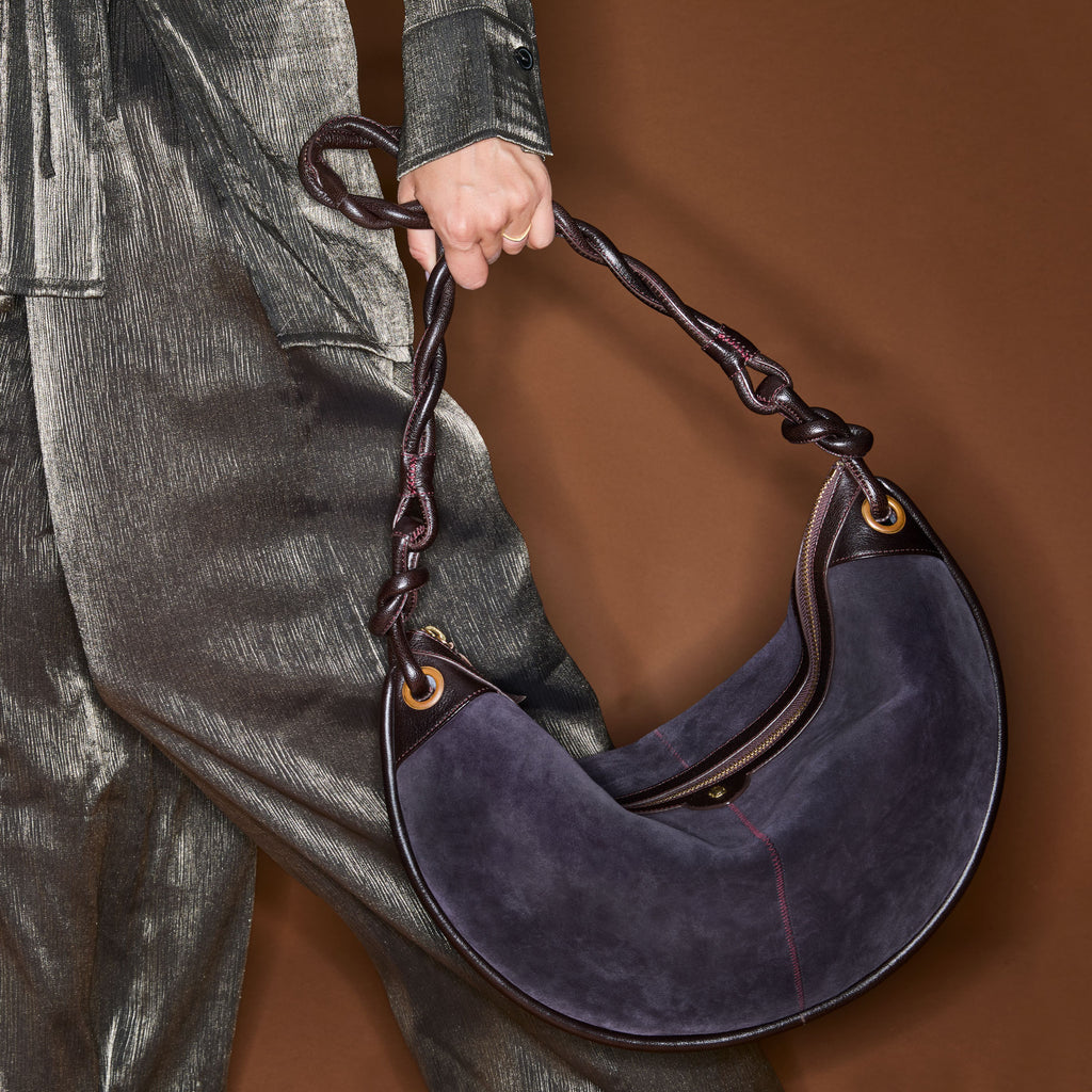 Bolso Big Chris De Ante Marrón Ahumado
