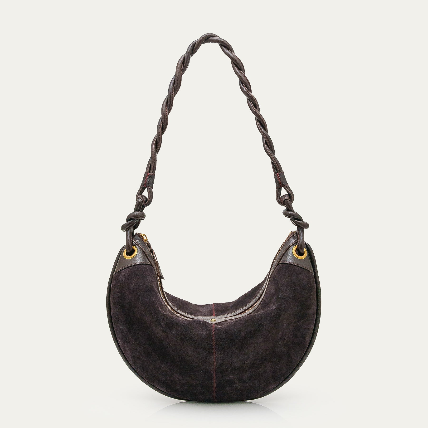 Bolso Big Chris De Ante Marrón Ahumado