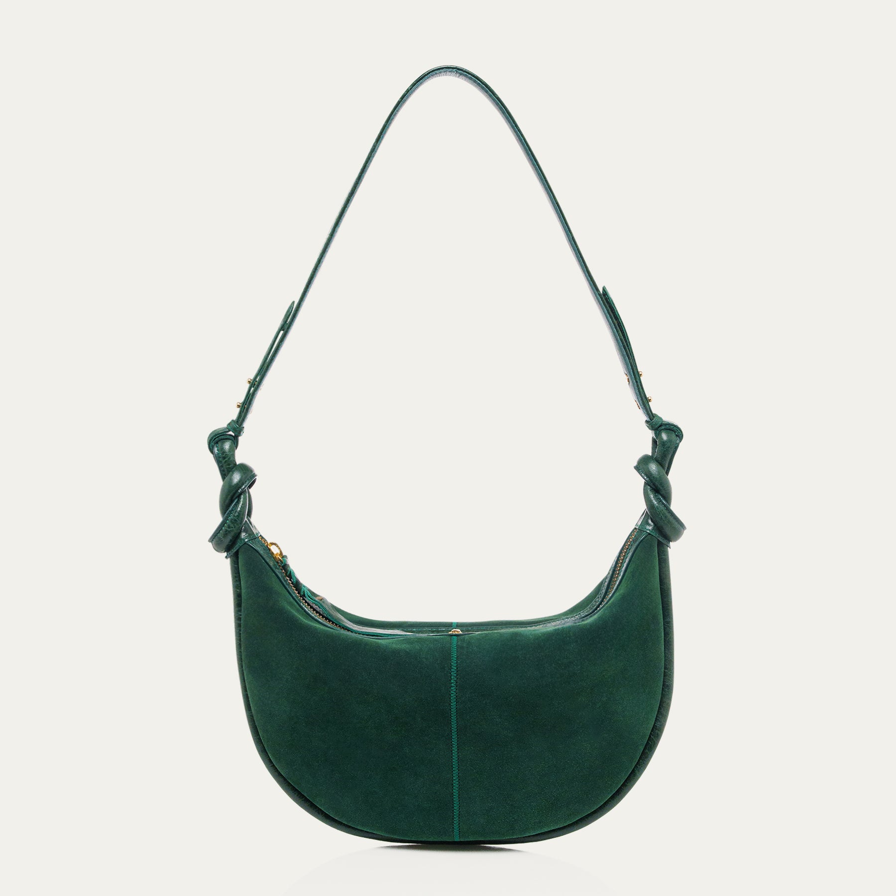 Jade Green Chris Velvet Calfskin Bag