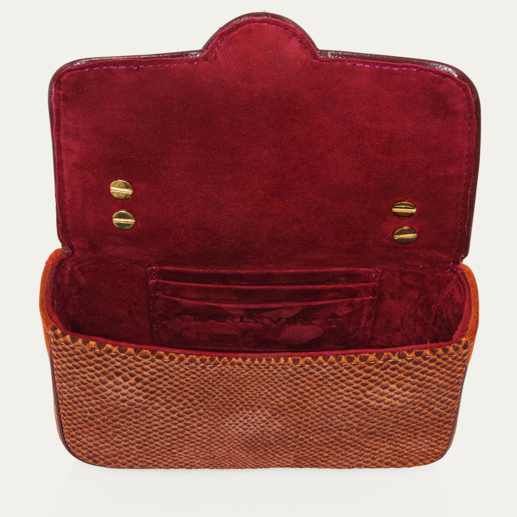 Mini Ava Sekhmet Velvet Calfskin Bag
