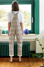 Guillemette Dungarees - Natural Leopard Women's