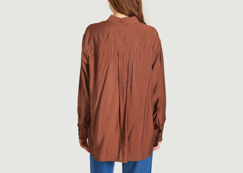 Shirts Alfrida Mustang Shirt Samsoe - Samsoe - Braun - Women