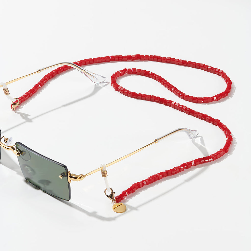 Chaîne De Lunettes Sanaa Burgundy