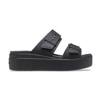 Sandales Brooklyn Buckle Lowwdg - Noir