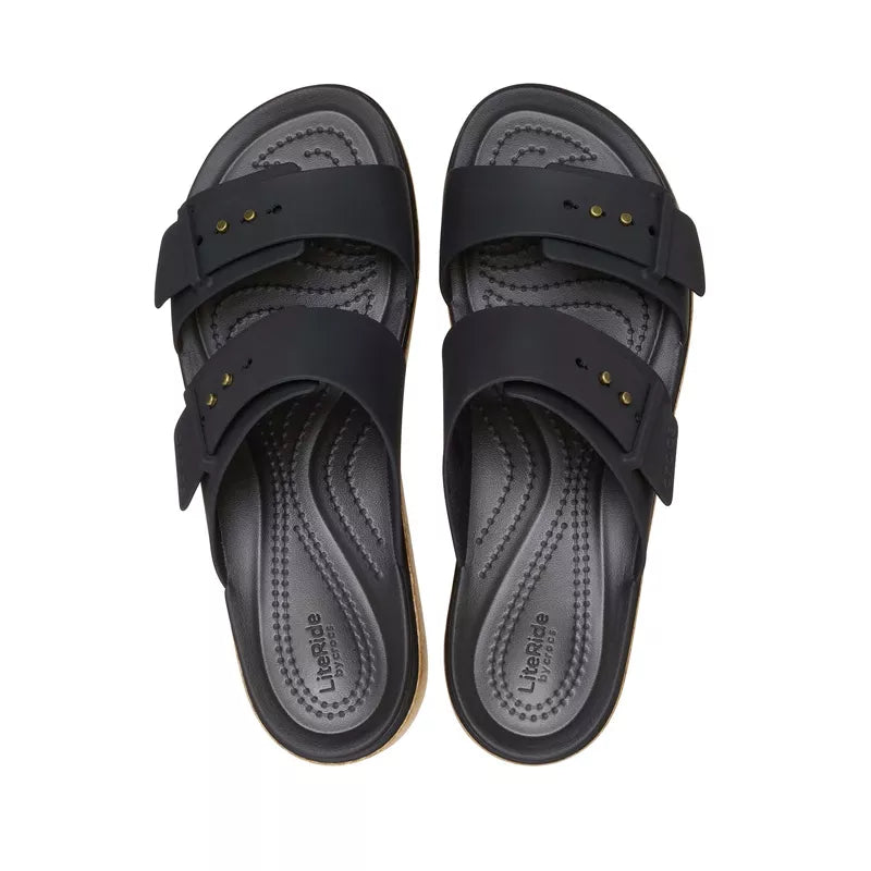 Brooklyn Core Buckle Sandals - Black