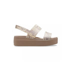 Crocs - Sandalias Crocs Brooklyn Snakelow Wdg - Beige