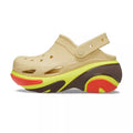Bubble Crusah Clog Sandals - Beige, Yellow, Brown, Orange