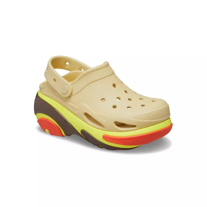 Bubble Crusah Clog Sandals - Beige, Yellow, Brown, Orange