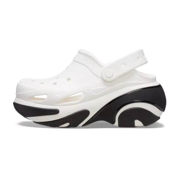 Sandalias tipo zueco Bubble Crush - Blanco/Negro