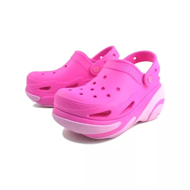 Bubble Crush Clog Sandals - Pink