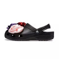 Classic Rosette Clog Sandals - Black
