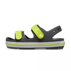 Crocband Cruiser Junior Sandals - Grey/Yellow