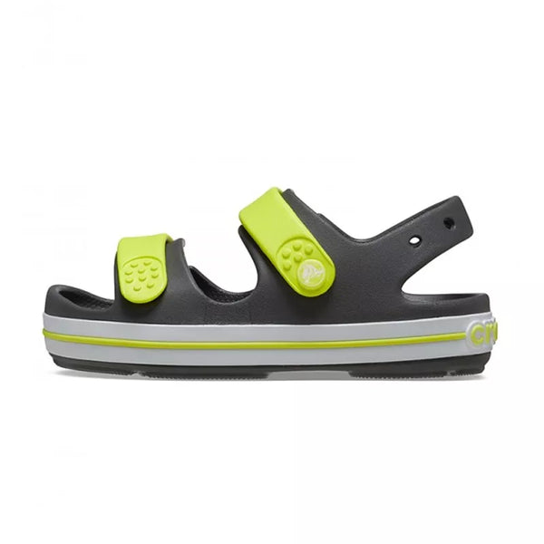Crocband Cruiser Junior Sandals - Grey/Yellow