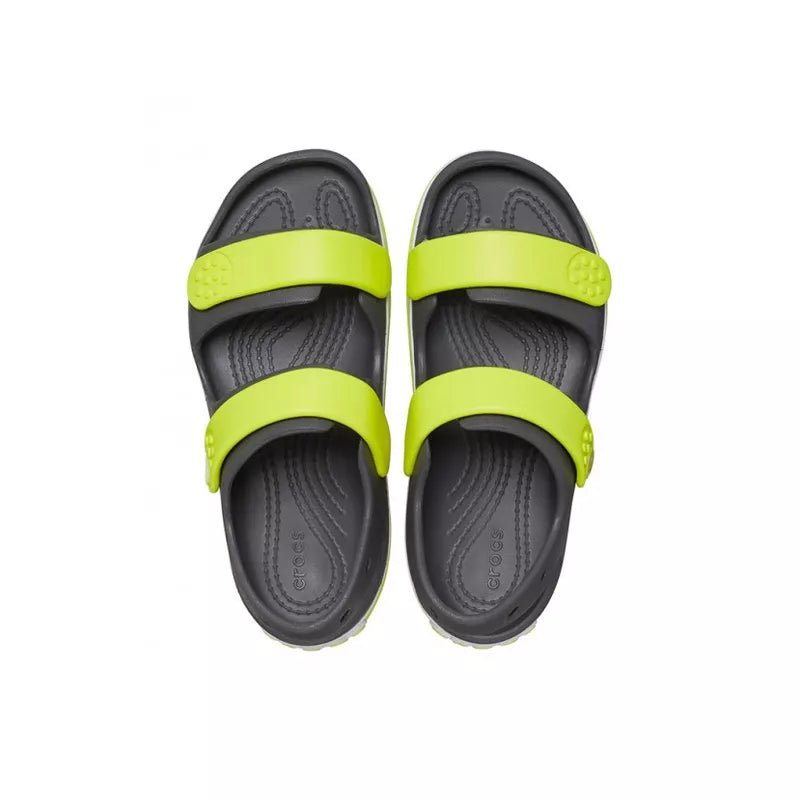 Crocband Cruiser Junior Sandals - Grey/Yellow
