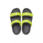 Crocband Cruiser Junior Sandals - Grey/Yellow