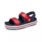 Sandalias Crocs Crocband Cruiser Junior - Azul Marino/Rojo