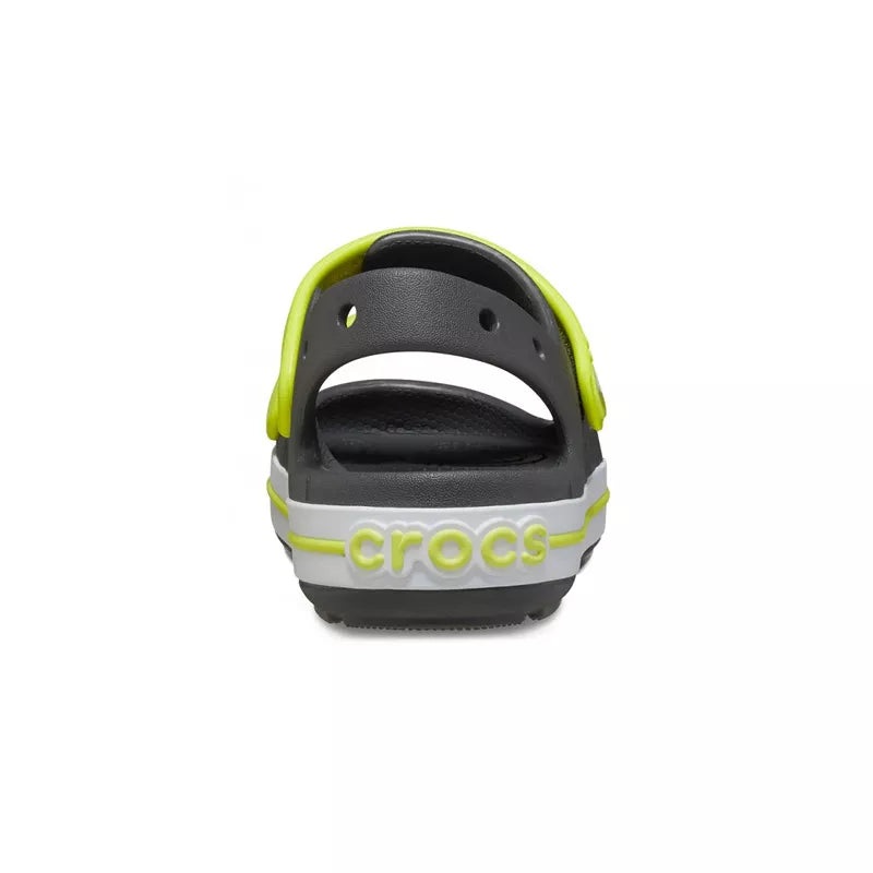 Crocband Cruiser Junior Sandals - Grey/Yellow