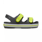 Crocband Cruiser Junior Sandals - Grey/Yellow