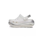 Sandales Mega Crush Metallic Clog - Blanc, Argent