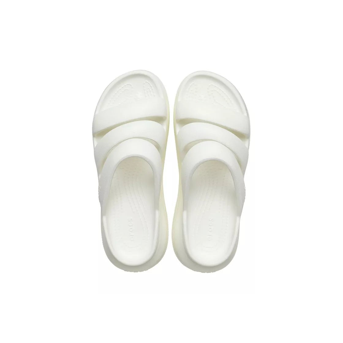 Sandalias Mega Crush con triple tira - Blanco