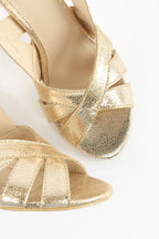 Nalaïm - Jade Heeled Sandals - Gold