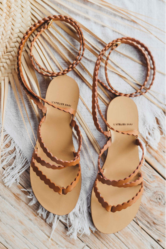 Sandalias Asma Camel