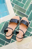 White Sun - Sandales Bandana - Black Buff - Black