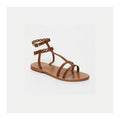 White Sun - Sandals With Ankle Strap Jessamine - Camel