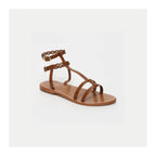 White Sun - Sandals With Ankle Strap Jessamine - Camel
